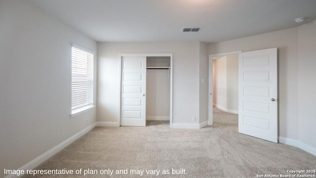21003 Millstream Bnd, San Antonio, TX 78266 - unfurnished bedroom featuring carpet floors, a closet, and baseboards