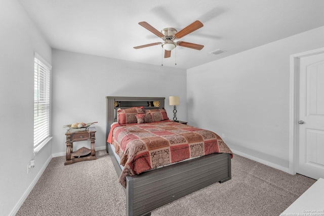 8919 Ladbroke, Converse, TX 78109 - bedroom with carpet floors and ceiling fan