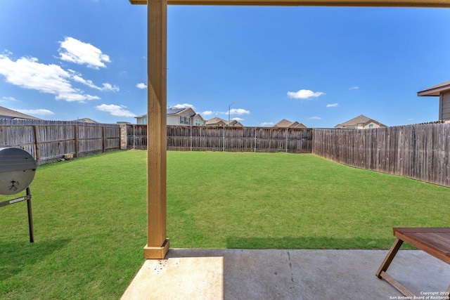 8919 Ladbroke, Converse, TX 78109 - fenced backyard featuring a patio area