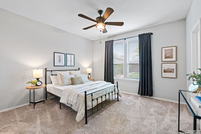 336 Salz, San Antonio, TX 78260 - carpeted bedroom with baseboards and ceiling fan