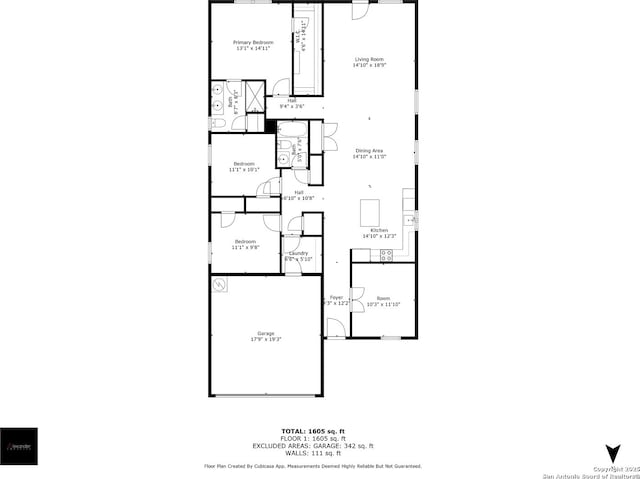 336 Salz, San Antonio, TX 78260 - view of floor plan / room layout