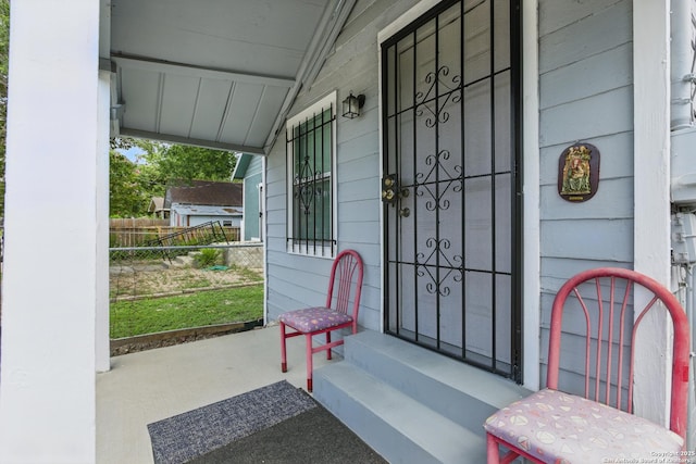 1105 Delgado St, San Antonio, TX 78207 - property entrance featuring a porch