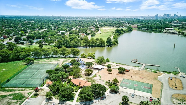 1105 Delgado St, San Antonio, TX 78207 - drone / aerial view of a nearby body of water