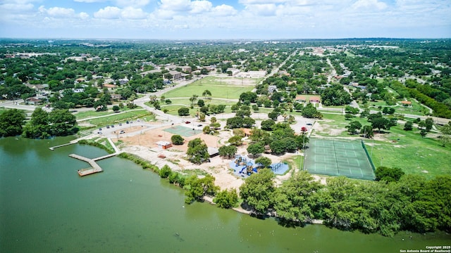 1105 Delgado St, San Antonio, TX 78207 - aerial view of a nearby body of water