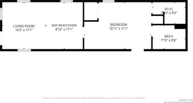 1105 Delgado St, San Antonio, TX 78207 - view of property floor plan