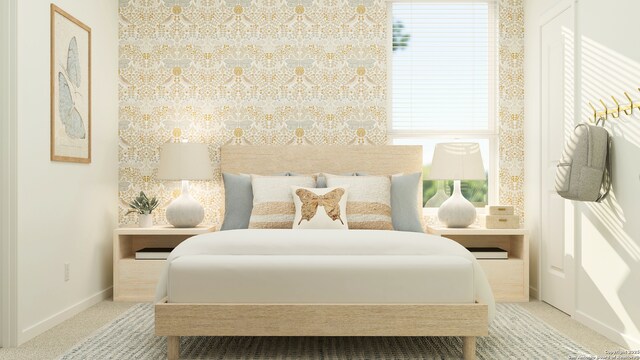 406 Kayden Ct, Marion, TX 78124 - carpeted bedroom with baseboards