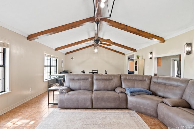 1373 County Road 373, Uvalde, TX 78801 - living room with a ceiling fan and baseboards