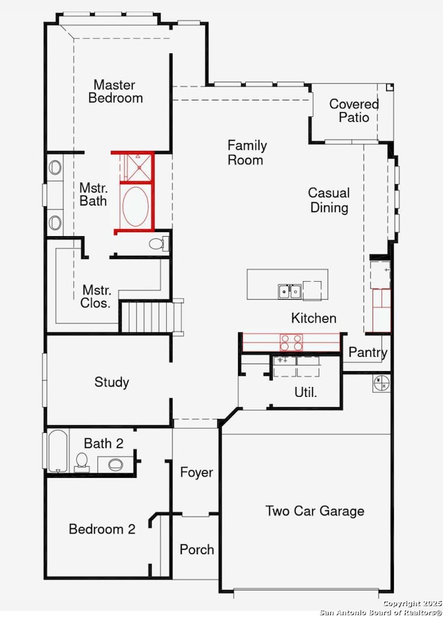 3210 Wild Iris, New Braunfels, TX 78130 - view of home floor plan
