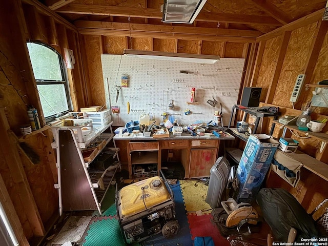 215 W Academy, San Antonio, TX 78226 - misc room with a workshop area