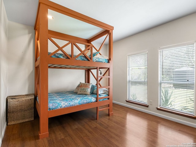 1131 Meadow Stream Rd, Spring Branch, TX 78070 - bedroom featuring wood finished floors and baseboards