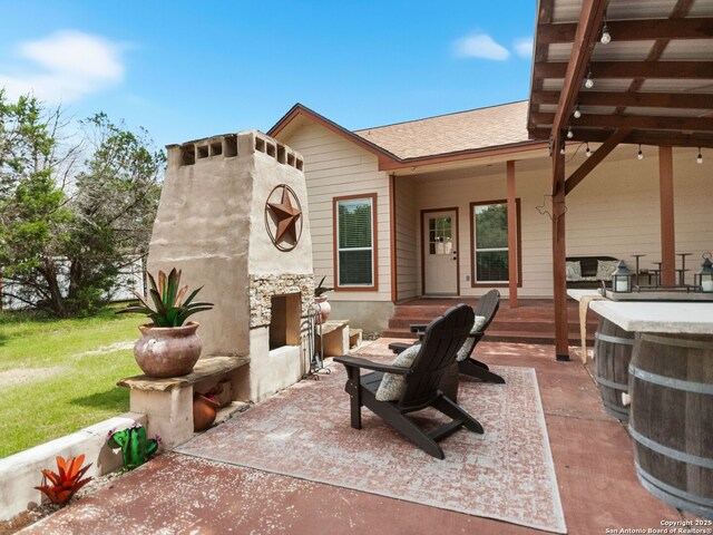 1131 Meadow Stream Rd, Spring Branch, TX 78070 - view of patio