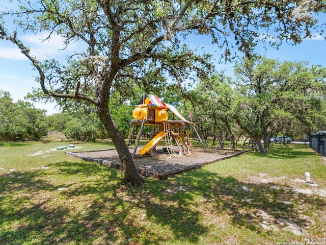 1131 Meadow Stream Rd, Spring Branch, TX 78070 - community jungle gym with a yard