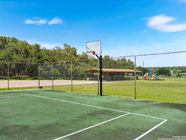 1131 Meadow Stream Rd, Spring Branch, TX 78070 - view of sport court with community basketball court