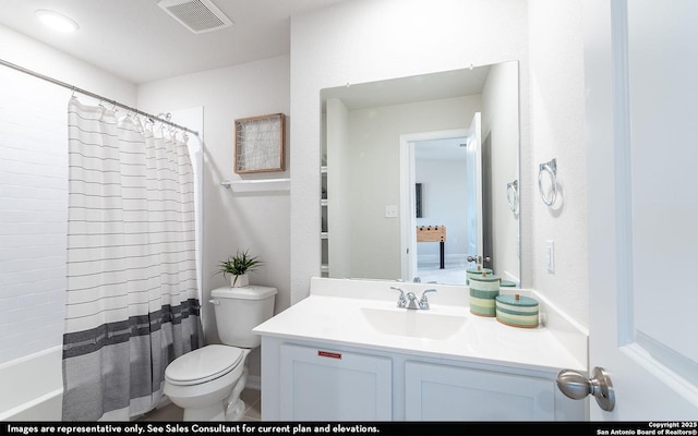 14732 Sycamore Xing, San Antonio, TX 78252 - full bathroom with vanity and shower / tub combo