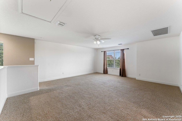 120 Red Bud, Boerne, TX 78006 - spare room with a ceiling fan and light colored carpet