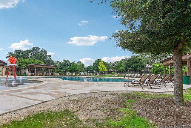 183 Amethyst Woodstar, San Antonio, TX 78253 - community pool featuring a patio area
