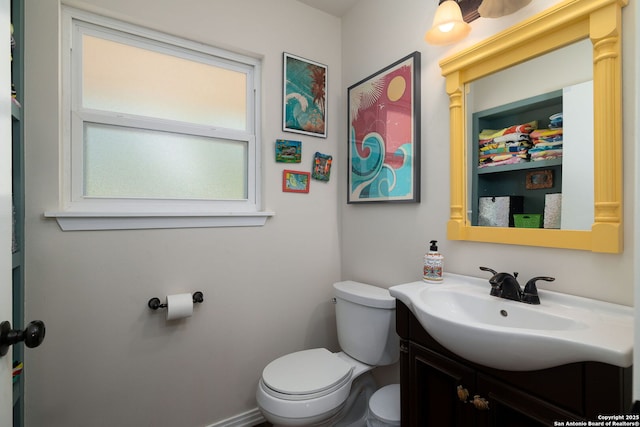10567 Rocking M, Helotes, TX 78023 - half bath featuring toilet and vanity