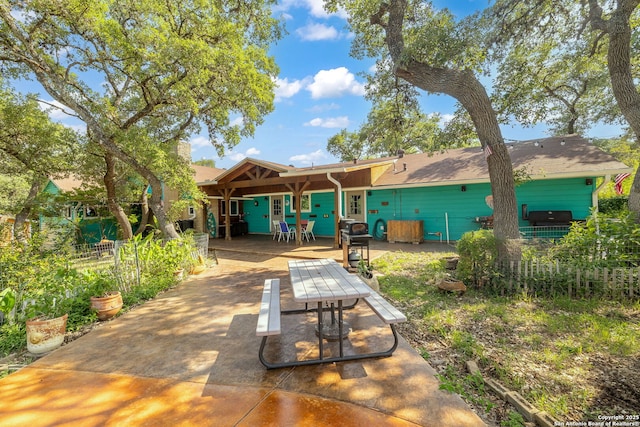 10567 Rocking M, Helotes, TX 78023 - back of house featuring a patio area
