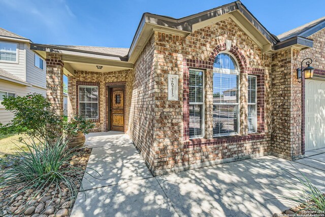 26215 Presidio Blf, Boerne, TX 78015 - view of exterior entry featuring brick siding