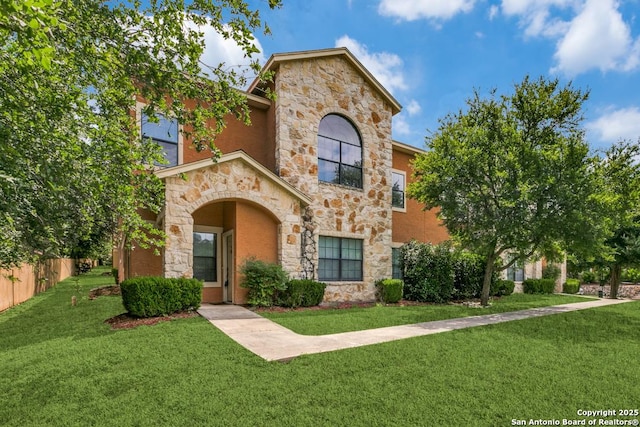 6160 Eckhert Rd, San Antonio, TX 78240 - view of front of house featuring stone siding
