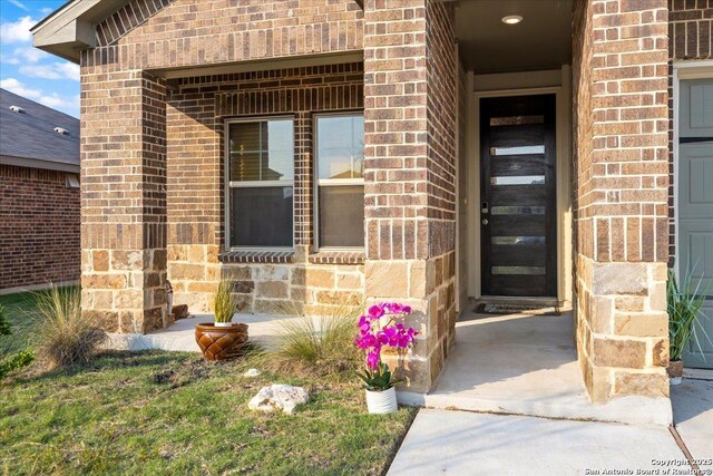 3016 Muscat, Schertz, TX 78154 - entrance to property featuring brick siding
