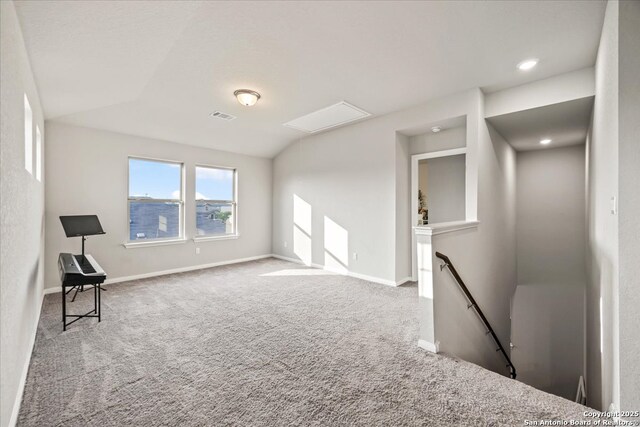 3016 Muscat, Schertz, TX 78154 - unfurnished room featuring an upstairs landing and carpet floors