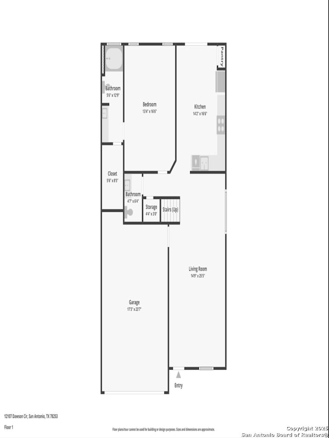12107 Dawson Cir, San Antonio, TX 78253 - view of home floor plan