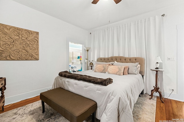 2 Fm 289, Comfort, TX 78013 - bedroom with wood finished floors and a ceiling fan