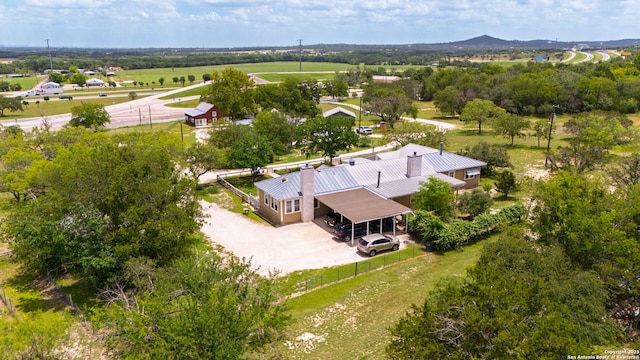 2 Fm 289, Comfort, TX 78013 - aerial view of property and surrounding area featuring a tree filled landscape