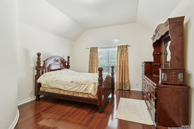 1810 Three Frks, San Antonio, TX 78258 - bedroom with wood finished floors and vaulted ceiling