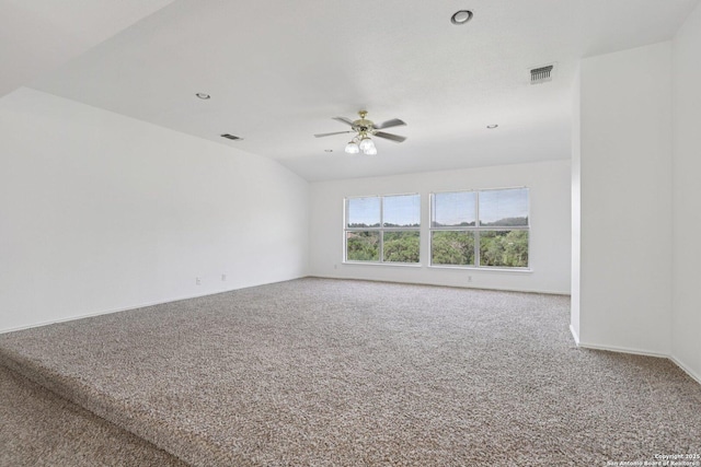 23613 Grayling Ln, San Antonio, TX 78259 - carpeted spare room featuring a ceiling fan and recessed lighting
