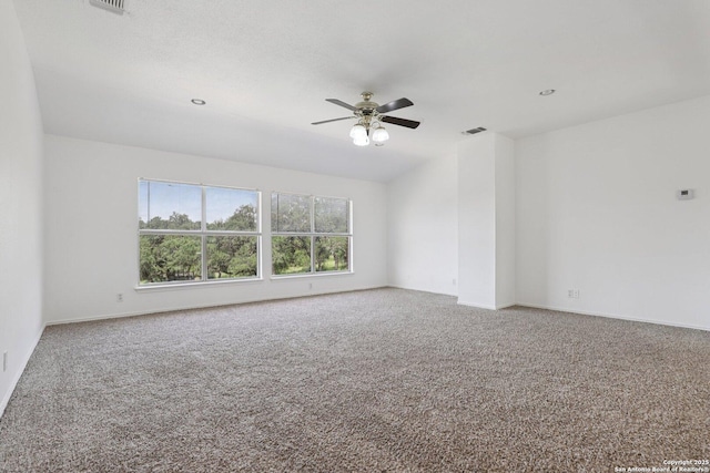 23613 Grayling Ln, San Antonio, TX 78259 - carpeted spare room with ceiling fan and baseboards