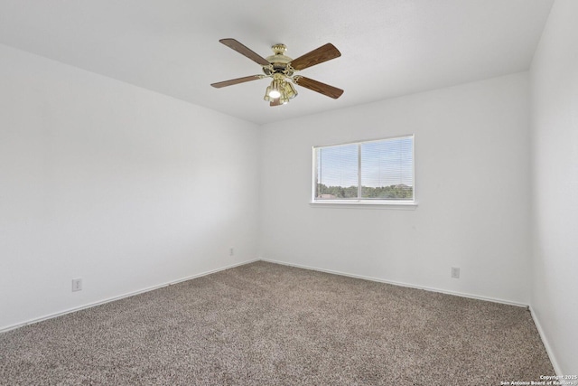 23613 Grayling Ln, San Antonio, TX 78259 - carpeted spare room with ceiling fan and baseboards