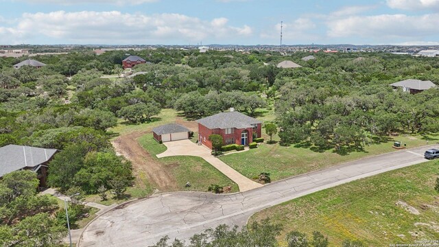 23613 Grayling Ln, San Antonio, TX 78259 - aerial view of property and surrounding area