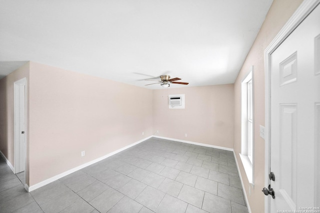 702 John Adams, San Antonio, TX 78228 - unfurnished room with ceiling fan and light tile patterned flooring