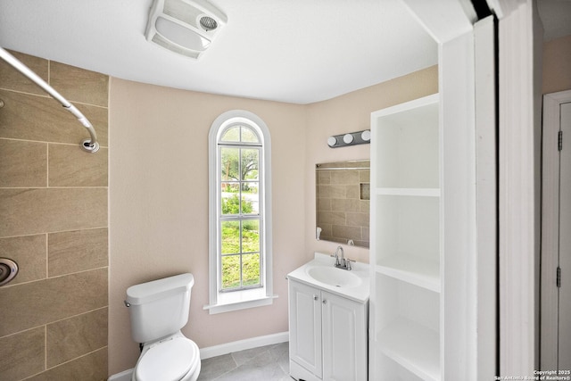702 John Adams, San Antonio, TX 78228 - full bath featuring a shower, vanity, and tile patterned floors