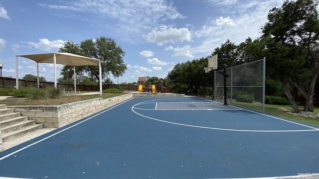 4922 Augusta, San Antonio, TX 78247 - view of basketball court with community basketball court