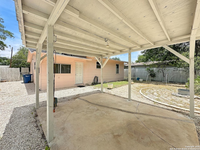737 N Central, New Braunfels, TX 78130 - fenced backyard with a patio