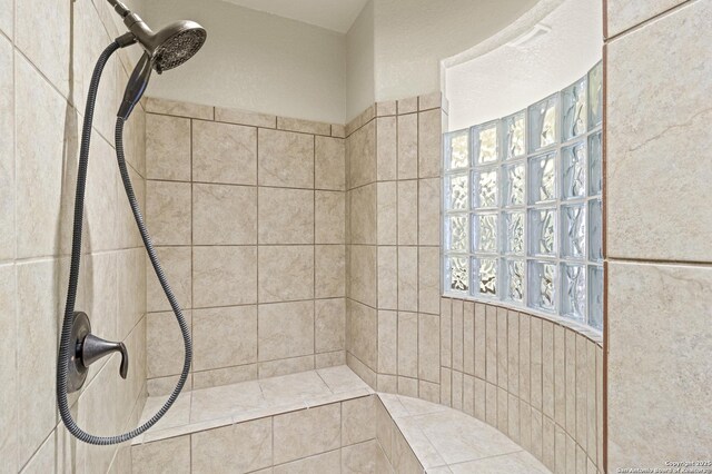 8503 Kallison Arbor, San Antonio, TX 78254 - bathroom featuring a tile shower
