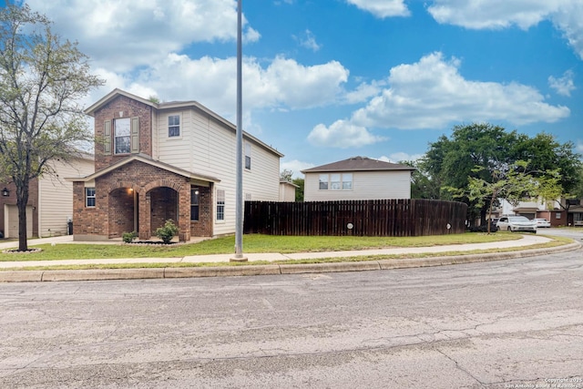 16102 Barrell Run, San Antonio, TX 78247 - view of front facade with brick siding