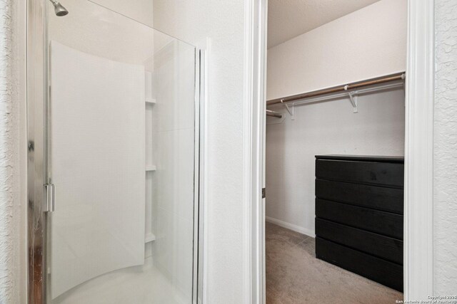 6123 Foster Ml, San Antonio, TX 78222 - full bath with a shower stall and a walk in closet