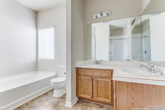 4310 Loring, Converse, TX 78109 - full bathroom with a garden tub and double vanity