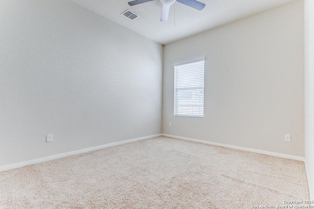 4310 Loring, Converse, TX 78109 - unfurnished room with a ceiling fan and carpet flooring