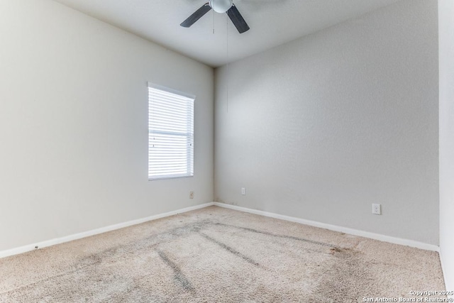 4310 Loring, Converse, TX 78109 - unfurnished room with a ceiling fan, healthy amount of natural light, and carpet floors