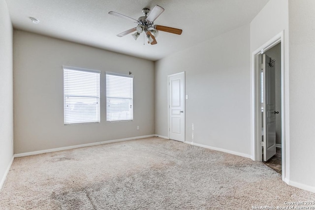 4310 Loring, Converse, TX 78109 - spare room with carpet floors, a ceiling fan, and a smoke detector