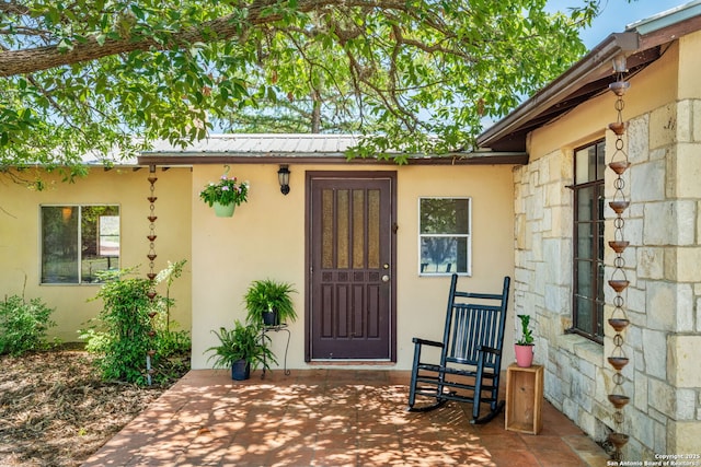 13132 State Highway 16, Medina, TX 78055 - property entrance featuring stucco siding and stone siding