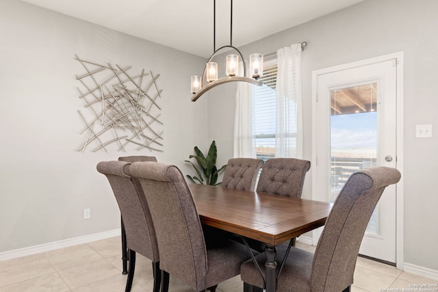 2059 Wind Chime, New Braunfels, TX 78130 - dining area featuring a chandelier and light tile patterned floors