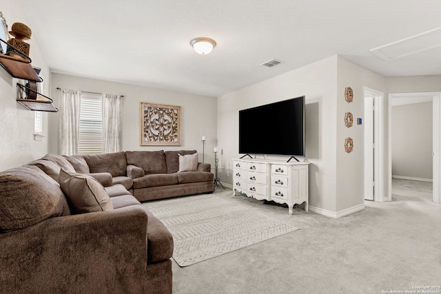 2059 Wind Chime, New Braunfels, TX 78130 - living area with carpet and attic access