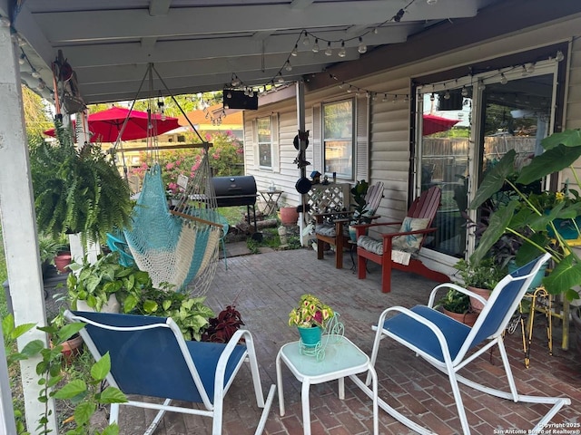 5139 Village Ct, San Antonio, TX 78218 - view of patio featuring area for grilling