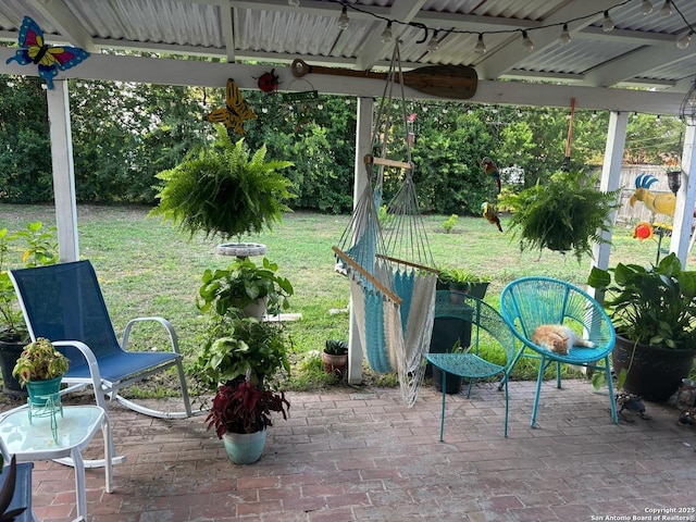 5139 Village Ct, San Antonio, TX 78218 - view of patio / terrace